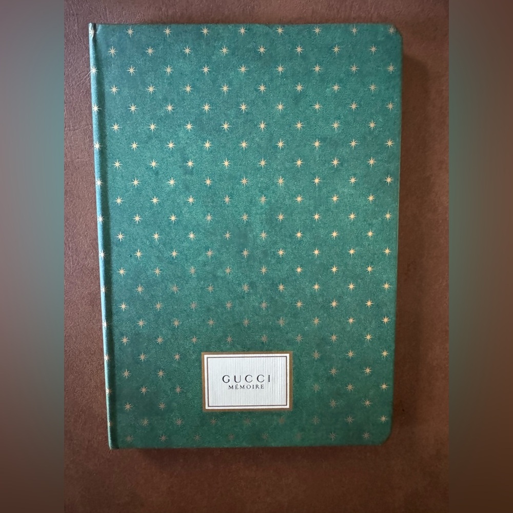 GWP Gucci Memoire Green Star Pattern Notebook